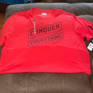 NWT- Mens Under Armour XXL Short sleeve tee ”Conquer Everything”